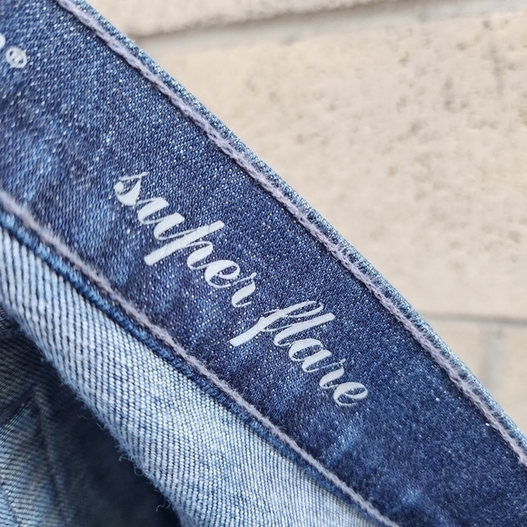 𝅺7 All Mankind Dark Blue Super Flare Jeans Women's Size 30 - Picture 7 of 7